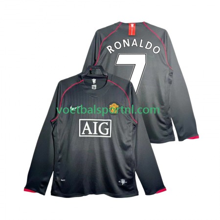 Manchester United Critstiano Ronaldo 7 2007 2008 Retro Uit Shirt L/S